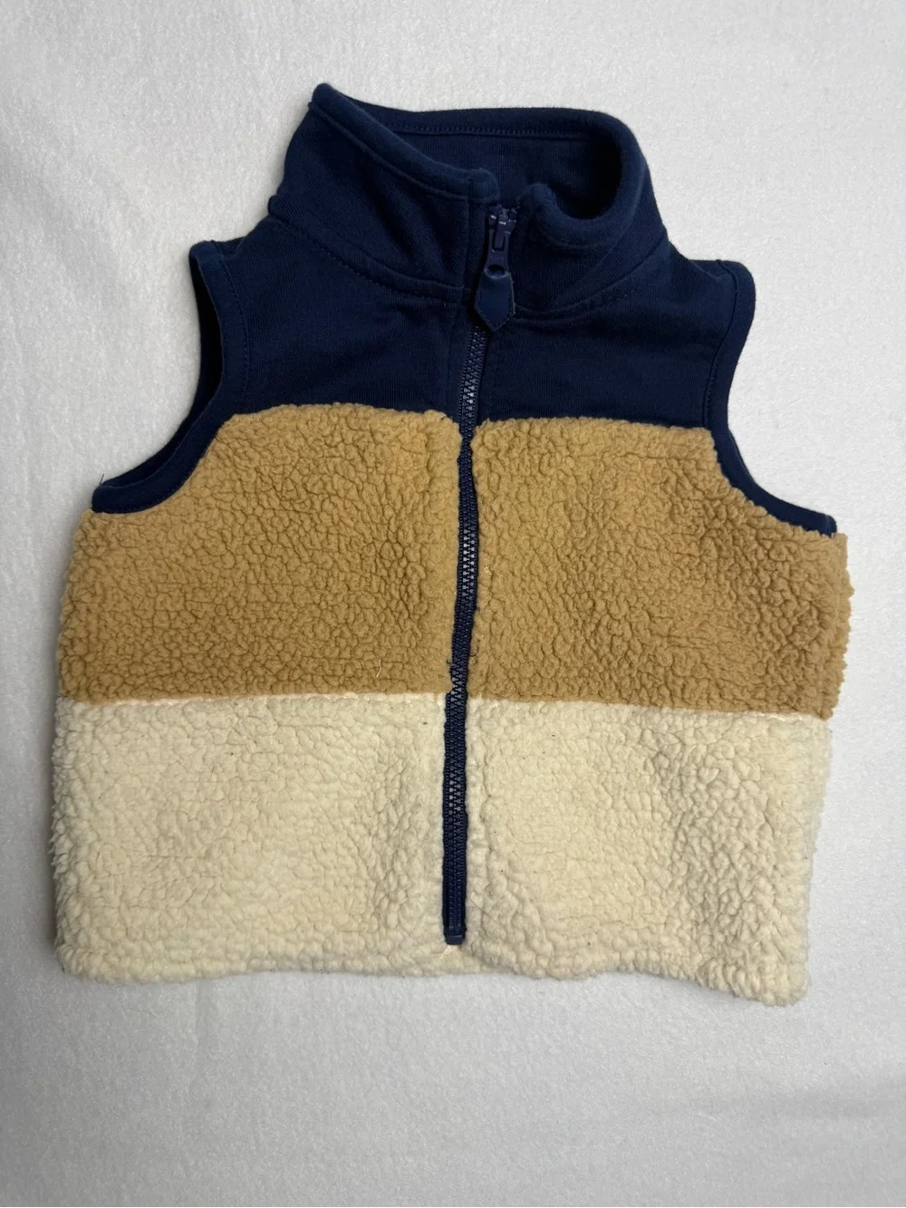 Carter’s Baby Boys Sherpa Fleece Colorblock Vest
